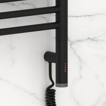 Полотенцесушитель электрический Сунержа Богема 3.1 прямая 1000х400 МЭМ правый Матовый чёрный 31-6005-1040 — фото 2, Электрические полотенцесушители