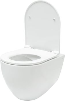 Унитаз Allen Brau Reality 4.32006.20 подвесной Белый без сиденья — фото 1, Подвесные унитазы