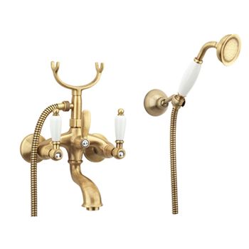 Смеситель для ванны Fiore COLONIALE SKY (SWAROVSKI®) 03ZZ0601, бронза — фото 1, Смеситель для ванны