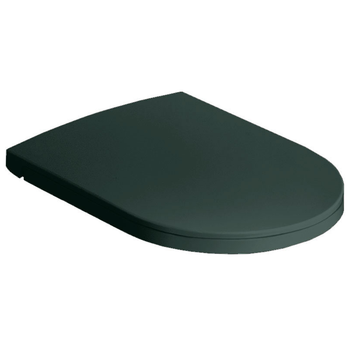 Сиденье с крышкой HATRIA Fusion Y1V106 с микролифтом быстросъемное цвет lavagna — фото 1, Сиденья для унитаза