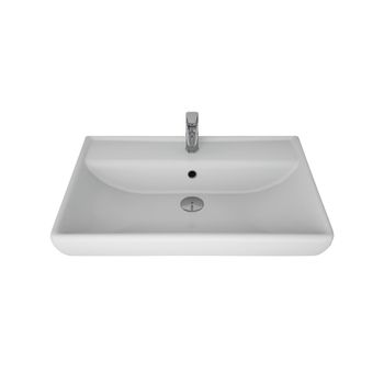 Q, 70 см, мебельный умывальник, керамический, Dreja 191645 — фото 1, Раковины