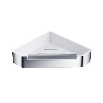 AQ4976CR угловая полка для душа со стеклоочистителем — фото 2, Полки для ванной и душа