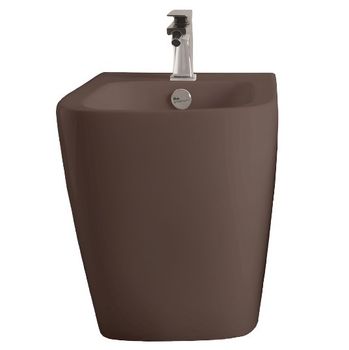 Биде Artceram A16 напольное с одним отверстием цвет cocoa ASB002 39 00 — фото 2, Биде напольные