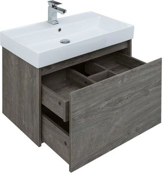 Товар: Мебель для ванной Aquanet Nova Lite 75 дуб рошелье (1 ящик) 00242295 - фото 10 Мебель для ванной Aquanet Nova Lite 75 дуб рошелье (1 ящик) 00242295 — фото 10, Комплекты мебели для ванной