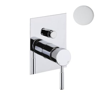 Смеситель для душа встраиваемый Webert Rimini RI860101740, белый — фото 1, Смеситель для душа