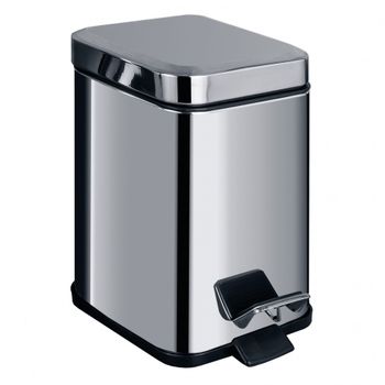 Товар: Ведро COLOMBO DESIGN COMPLEMENTI B9210 напольное с крышкой с педалью 3 л цвет нержавеющая сталь - фото 1 Ведро COLOMBO DESIGN COMPLEMENTI B9210 напольное с крышкой с педалью 3 л цвет нержавеющая сталь — фото 1, Мусорные ведра