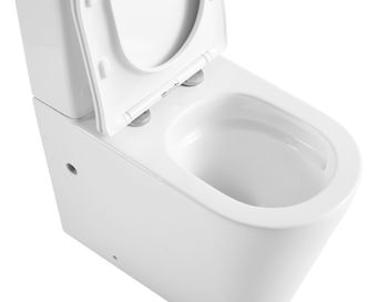 Унитаз-компакт IBERICA BLANCA BURGOS MAXI Tornado белый (IB.BRM.124.1B1) — фото 6, Унитазы