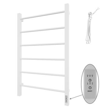 Полотенцесушитель Каталея (электро.) 50х80 (скр.монтаж, унив.подкл., Белый матовый), Альтасан КаталеяСП5080БМ — фото 1, Электрические полотенцесушители