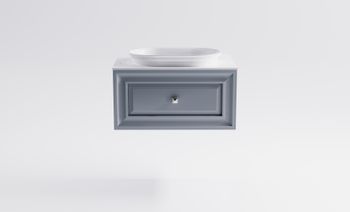 Товар: Тумба Шарм 70см 1ящ цв NCS S 3005-R80B мат. с раковиной Шарм бел гл. и столешницей Solid бел гл. 4631177713330 - фото 2 Тумба Шарм 70см 1ящ цв NCS S 3005-R80B мат. с раковиной Шарм бел гл. и столешницей Solid бел гл. 4631177713330 — фото 2, Тумбы с раковиной