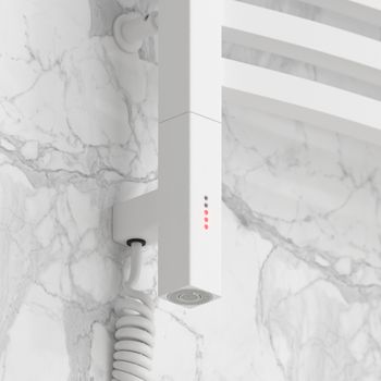 Полотенцесушитель электрический Сунержа Аркус 3.0 800х600 МЭМ левый Матовый белый 30-5704-8060 — фото 2, Электрические полотенцесушители