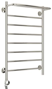 Полотенцесушитель электрический Стилье Формат 20 ТЛ 800х500 (Полка + 7) П16 Без покрытия 00521-8050 — фото 4, Электрические полотенцесушители