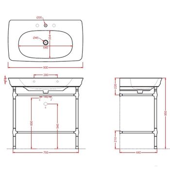 Консоль Artceram Civitas напольная/пристенная с полкой цвет хром CIA005 71 — фото 1, Консоли для раковины