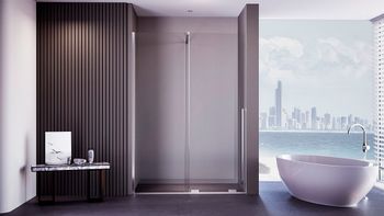 Товар: Душевая дверь Veconi Premium Trento PTDW-50CH, 1000x2000, хром, стекло прозрачное PTDW-50CH-100-01-C4 - фото 1 Душевая дверь Veconi Premium Trento PTDW-50CH, 1000x2000, хром, стекло прозрачное PTDW-50CH-100-01-C4 — фото 1, Душевые двери в нишу