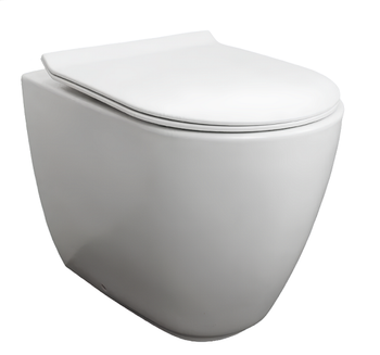 Унитаз HATRIA Fusion Y1ZA01 напольный безободковый слив универсальный цвет белый — фото 1, Напольные унитазы