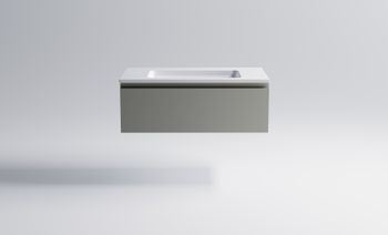 Товар: Нижний шкаф Альфа 90 с 1 ящиком серо-бежевый (NCS S 3502-Y матовый) + Раковина "Альфа 90" 03060006ncss3502-y+04010008 - фото 2 Нижний шкаф Альфа 90 с 1 ящиком серо-бежевый (NCS S 3502-Y матовый) + Раковина "Альфа 90" 03060006ncss3502-y+04010008 — фото 2, Тумбы с раковиной