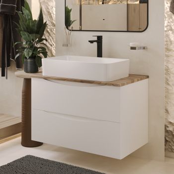 BOND Smart B62-2788 Смеситель однорычажный высокий без донного клапана для накладной раковины — фото 10, Смесители для раковины