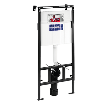 SET Инсталляция Sava Slim Superior + клавиша смыва белый глянец квадр. SMART SES40006470 — фото 1, Инсталляции для унитазов