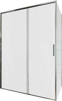 Душевой уголок Aquanet Pleasure Evo 140x80 AE65-140x80-CT профиль хром, прозрачное стекло — фото 1, Душевые уголки