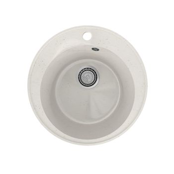 Товар: Кухонная мойка Maretti KT475-WH, белый - фото 1 Кухонная мойка Maretti KT475-WH, белый — фото 1, Кухонные мойки