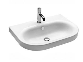 Раковина HATRIA DAYTIME Y0YV01 подвесная с одним отверстием с переливом цвет белый — фото 1, Раковины