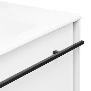 ANETO Тумба под раковину VICTORIA-N UNIK 80, белый глянец, ROCA 7857430806 — фото 5, Тумбы под раковину