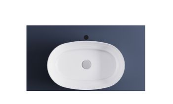 Тумба М-40 100см 1ящ RAL7024 мат./волна, раковина Атрия бел гл, столешница Solid в цвете 4631177714924 — фото 5, Тумбы с раковиной