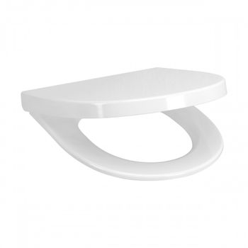 MERIDIAN Cиденье и крышка для унитаза, с механизмом Soft-Closing, материал Supralit, белое. ROCA 78012AC00B — фото 1, Сиденья для унитаза