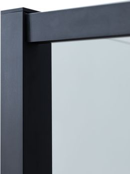 Душевая дверь Aquanet Pleasure Evo 140 AE65-N140-BT профиль черный, прозрачное стекло — фото 12, Душевые двери в нишу