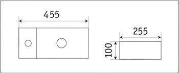 Умывальник CeramaLux 9032C — фото 1, Раковины