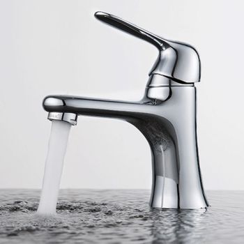 Смеситель для раковины D&K Rhein DA1342141, хром — фото 1, Смесители для раковины