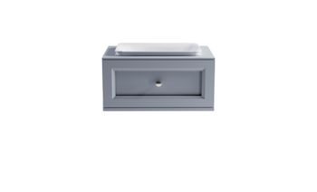 Товар: Тумба Классик 70см 1ящ NCS S 3005-R80B мат., раковина Ретро бел глянц, столешница Solid в цвете 4631177715433 - фото 2 Тумба Классик 70см 1ящ NCS S 3005-R80B мат., раковина Ретро бел глянц, столешница Solid в цвете 4631177715433 — фото 2, Тумбы с раковиной