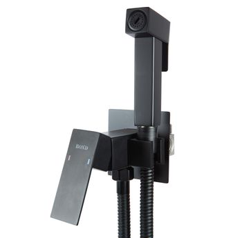 BOND Smart B67-1188 Смеситель для гигиенического душа с внутренней частью, однорычажный черный матовый — фото 2, Гигиенические души