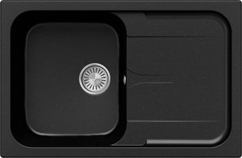 Кухонная мойка Polygran ALTO-780 мойка, цвет Черный 891340 — фото 3, Кухонные мойки