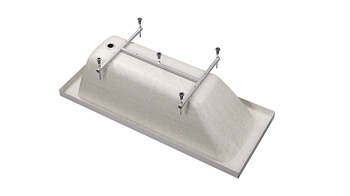 Каркас для ванны ERLIT KE1516 Эконом для акриловых ванн 150-160 — фото 2, Комплектующие