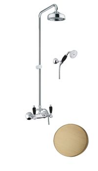 Душевая система Fiore COLONIALE BLACK 22ZZ0620, бронза — фото 1, Душевые системы