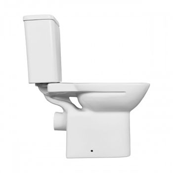 DEBBA Чаша унитаза с горизонтальным выпуском, установочный комплект, белая. (RU). ROCA 734299700Y — фото 9, Напольные унитазы