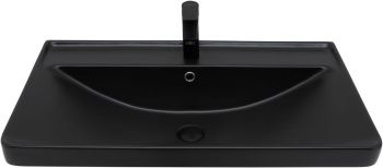 Товар: Раковина Aquanet Ирис 80 черная матовая 00329249 - фото 6 Раковина Aquanet Ирис 80 черная матовая 00329249 — фото 6, Раковины