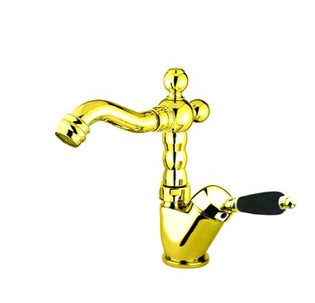 Смеситель для биде Fiore IMPERIAL BLACK 89OO5314, золото — фото 1, Смесители для биде