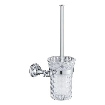 Ершик для унитаза Rose RG1100, хром — фото 1, Ершики для унитаза