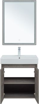 Мебель для ванной Aquanet Nova Lite 60 дуб рошелье (2 дверцы) 00302533 — фото 12, Комплекты мебели для ванной