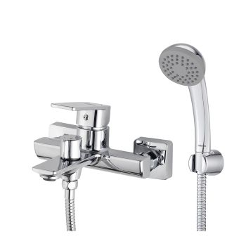 Смеситель для ванны,хром глянцевый, Poli, Milardo (POLSB00M02) — фото 1, Смеситель для ванны