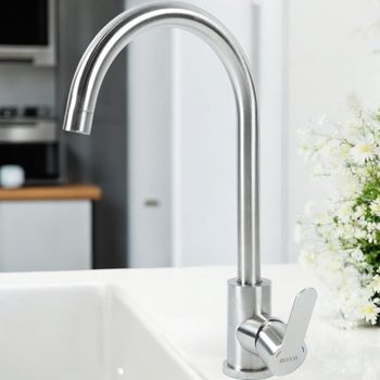 BOND Smart B61-0200 Смеситель для кухни однорычажный с поворотным изливом — фото 16, Смесители для кухни