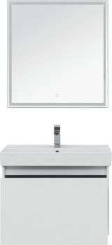 Мебель для ванной Aquanet Nova Lite 75 белый (1 ящик) 00242296 — фото 7, Комплекты мебели для ванной