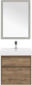 Мебель для ванной Aquanet Nova Lite 60 дуб рустикальный (2 ящика) 00254216 — фото 8, Комплекты мебели для ванной