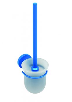 ROYALE/DUCKY Ерш настенный металл СИНИЙ BR20216B BR20216В — фото 1, Ершики для унитаза