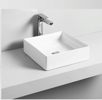 Раковина Artceram Scalino накладная без отверстий цвет белый матовый SCL001 05 00 — фото 1, Раковины накладные