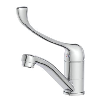 Project Смеситель для раковины,пов.излив локтевой , р/ОД, хром, LM, LM4637C — фото 1, Смесители для раковины