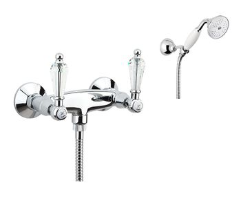 Смеситель для душа Fiore GIOIELLI (SWAROVSKI®) 08CR0602, хром — фото 1, Смеситель для душа