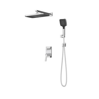 Встраиваемая система с тропическим и ручным душем, глянцевый хром, Parker, IDDIS, PARSB02i67 — фото 2, Душевые системы