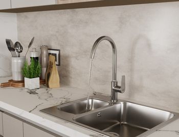 Смеситель для кухни D&K Bayern.Fürth DA1522401, хром — фото 1, Смесители для кухни